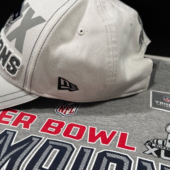 NFL NEW ENGLAND PATRIOTS SUPER BOWL XLIX (49) 2014 LONG SLEEVE TEE SHIRT & HAT - Picture 4 of 7